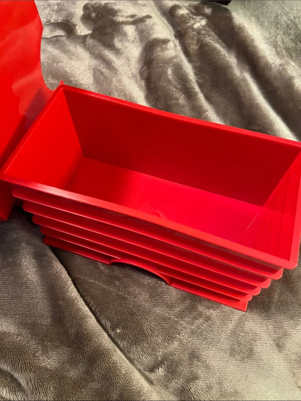 LEGO Red 2-Stud Brick Storage Container